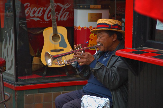Smooth Talkin Trumpet Player by cwwycoff1, on Flickr