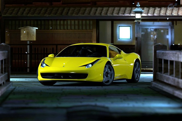 Ferrari 458 Italia PS3 GT5 Gran Turismo yellow