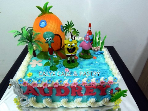 Spongebob Birthday Cake on Birthday Cake Spongebob For Audrey   Flickr   Photo Sharing