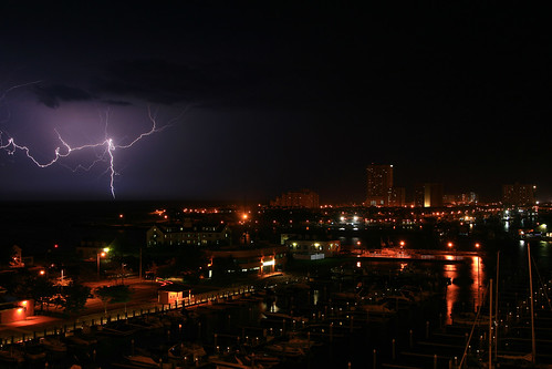 Lightning over Atlantic City by Steve Maciejewski