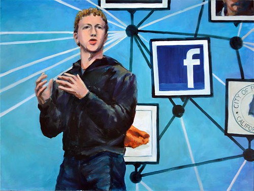 Internet memes | Zuckerberg: This Facebook Guy - oil portrait by A. Fudyma-Powers