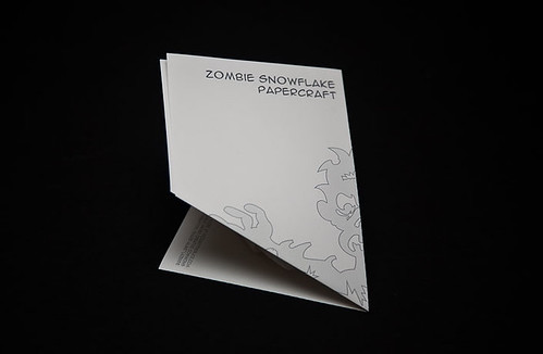 step-3: Zombie Snowflake Papercraft