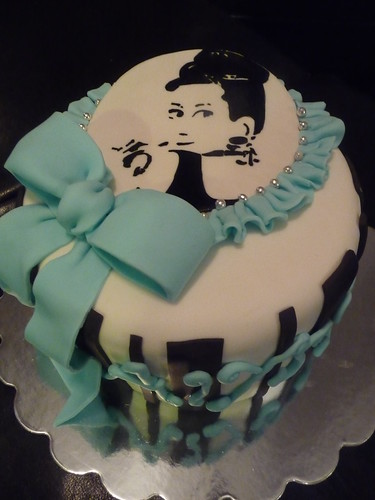 Audrey inspired Sweet Sixteen Birthday Cake