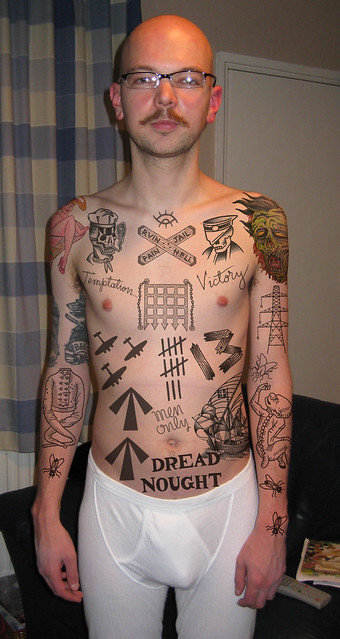Quite a few new tattoos for Tom Fogarty in 2011 thanks to Mr X flash and 