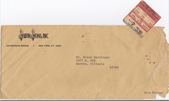 Swan Song Inc. letter from thier NYC office - Led Zeppelin
