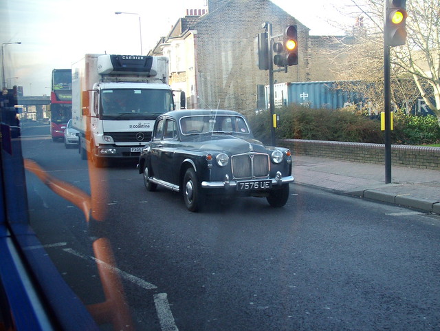 1961 Rover P4 100 26l spotted from the bus in East Greewich London