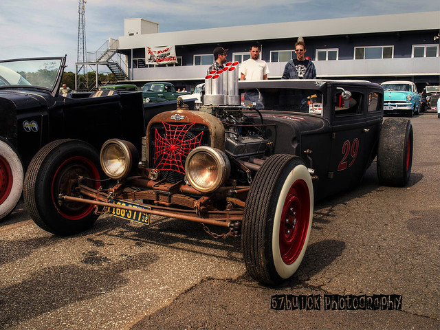 Cool old 29 Ford rusty rat rod This thing was like thunder when it was 
