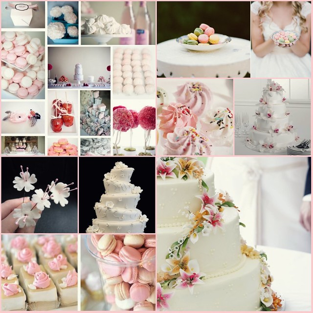 the wedding cakes inspiration macaroons meringues sugar flowers oh my