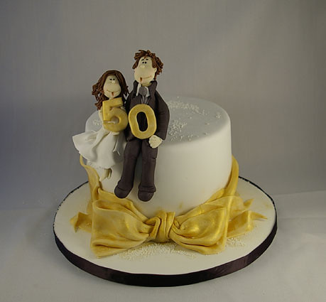 50th Wedding Anniversary I felt very honored to make this special cake to 