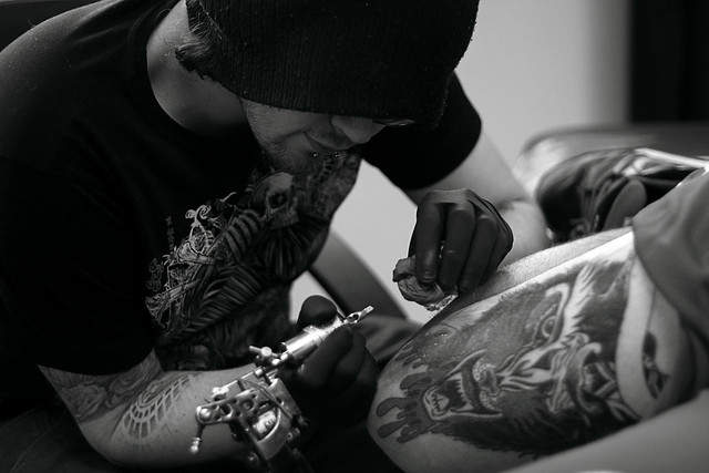 Dean Hughes Timeless Tattoo Snapped this little shot whilst in the shop