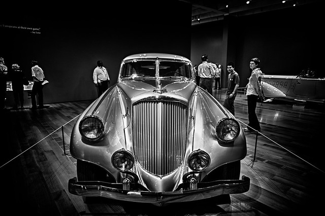 The Pierce Silver Arrow was a concept car designed by James R Hughes 