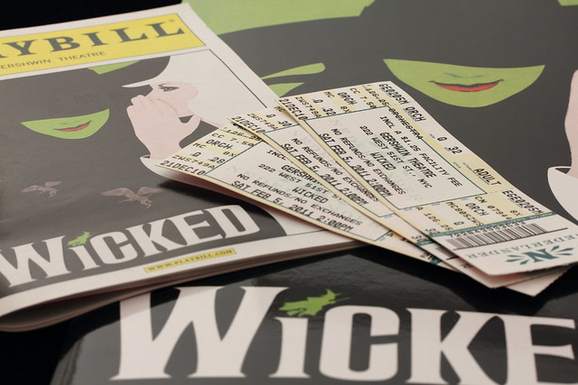 Wicked Tickets Playbill And Program Before I pack away today's daily shot