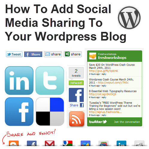 How To Add Social Media Sharing To Your WordPress Blog