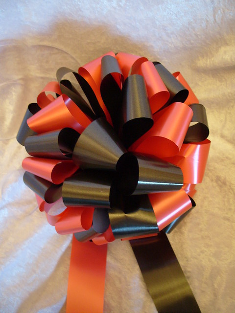 Black and Red Church Pew Bows Bows can also be used for car decorations or