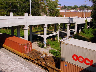 Old White Bridge and Train