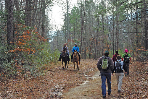 Sharing the Trail at York River State Park