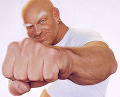 Punched by Mr. Clean by Neubie