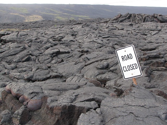 Road Closed: Hawai'i Volcanoes National Park