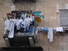 hanging laundry Israel/