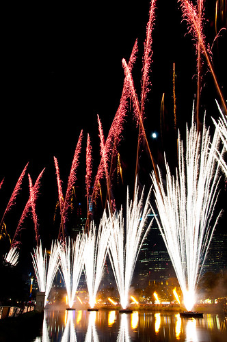 Red and White - Moomba Fireworks