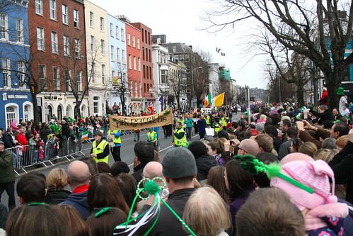 St. Patrick's Day Parade in Cork City, Ireland - South Mall. 1539