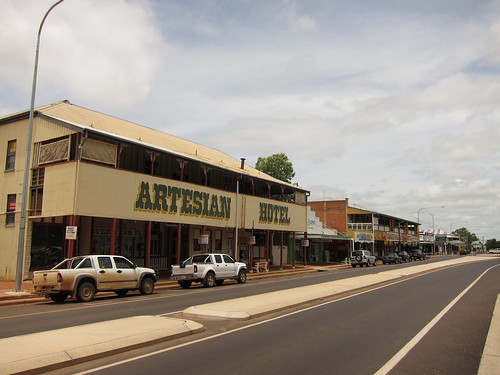 Barcaldine, typowe outbackowe miasteczko