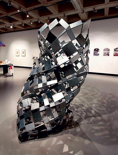 Sculpture displayed in Colgate's Clifford Gallery