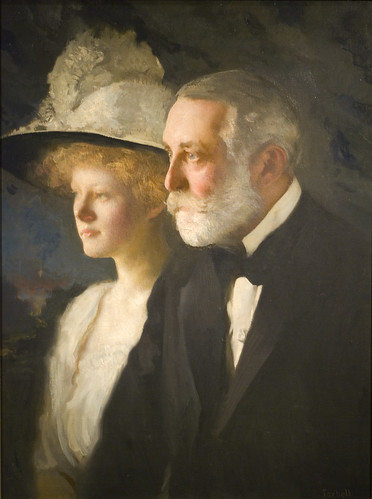 Henry Clay Frick (1849–1919) with his daughter, Helen Clay Frick (1888–1984)