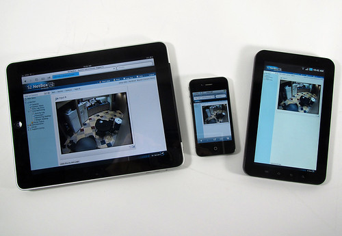 iPad, iPhone and Samsung Galaxy