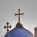 Kuppel und Kreuz der Grabeskirche, Jerusalem