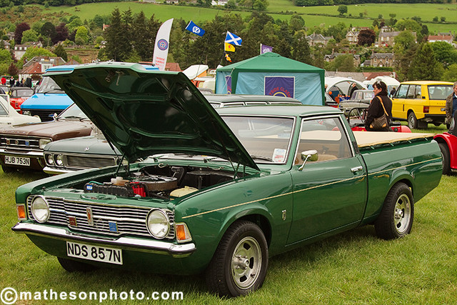 Ford Cortina Mk3 South African Bakkie 25L V6 at the Stirling District 
