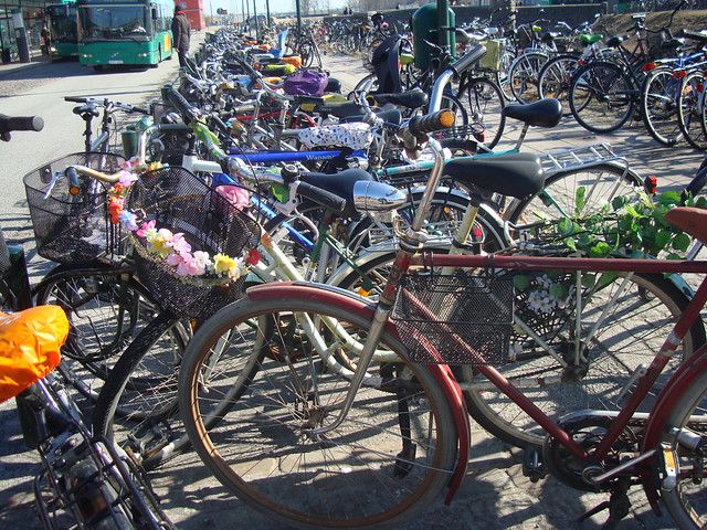 Cyklar vid Malmö central
