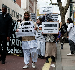 Koran burning protest