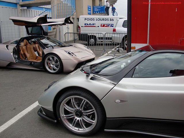 Huayra Zonda F The two generations next to each other