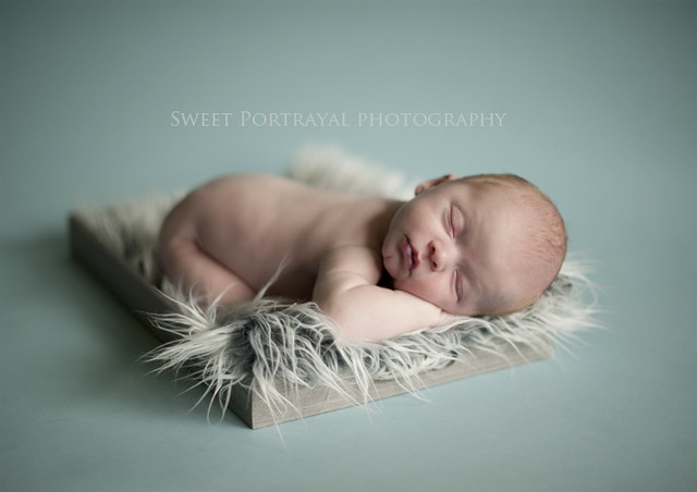 Calming Blue - Newborn Kids Photography