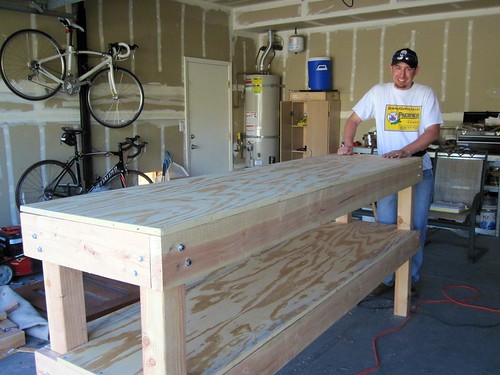 how to build a workbench for the garage | Woodworking Bench Project ...