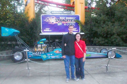 After riding the Top Thrill Dragster