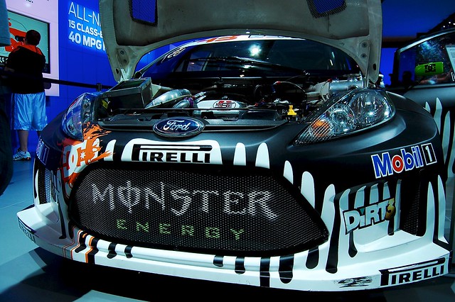 Ken Block 43 Ford Fiesta rally carfront grill