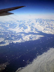 Greenland, from the air!