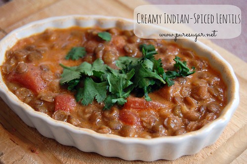 indian-spiced lentils (dal)
