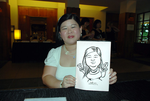 caricature live sketching for Rio Tinto Dinner & Dance - 3