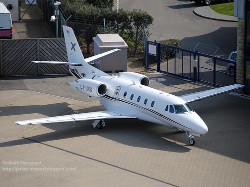 LX-INS Citation 560XL by Jersey Airport Photography