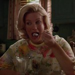 a series of screen shots of Betty Draper from Mad Men
