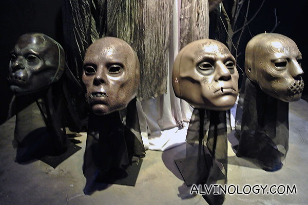 Various Voldemort's masks