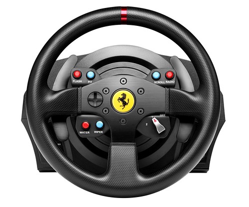 Thrustmaster T300 Ferrari GTE Wheel + Ferrari F1 Wheel Add-On