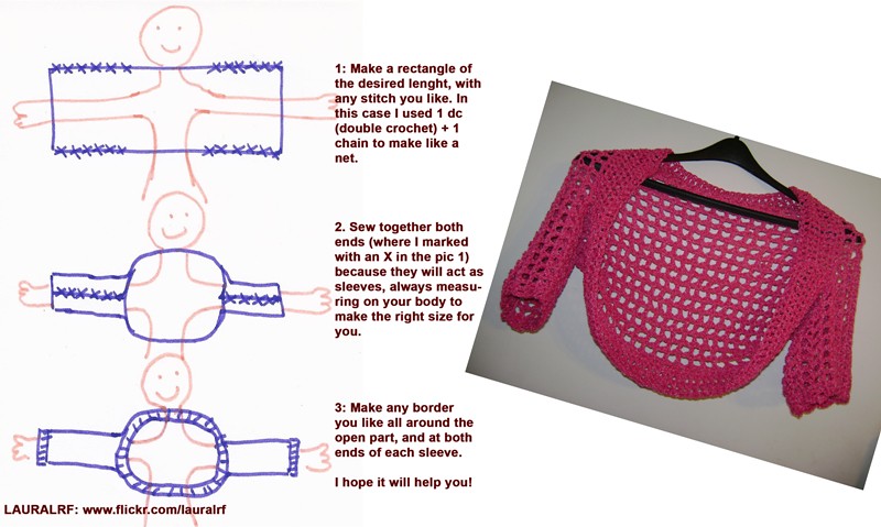 BOLEROS CROCHET PATTERN - Online Crochet Patterns
