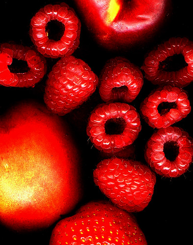 Mainly raspberries