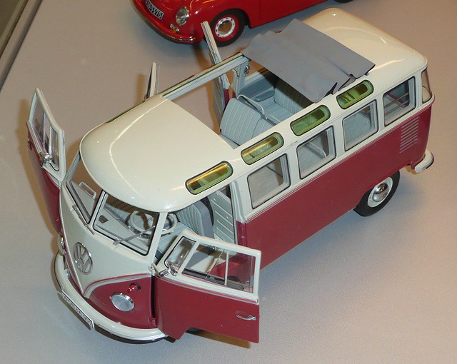 Schuco VW T1 Samba in 1 24 scale at the 2012 Nuremberg Toy Fair