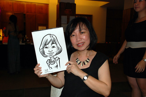 caricature live sketching for Rio Tinto Dinner & Dance - 5