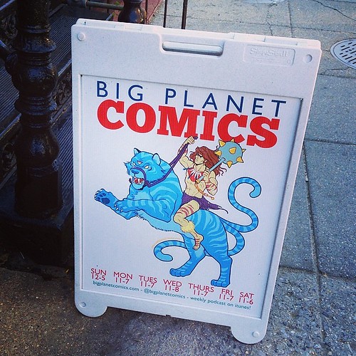 I love unfamiliar comic book stores!